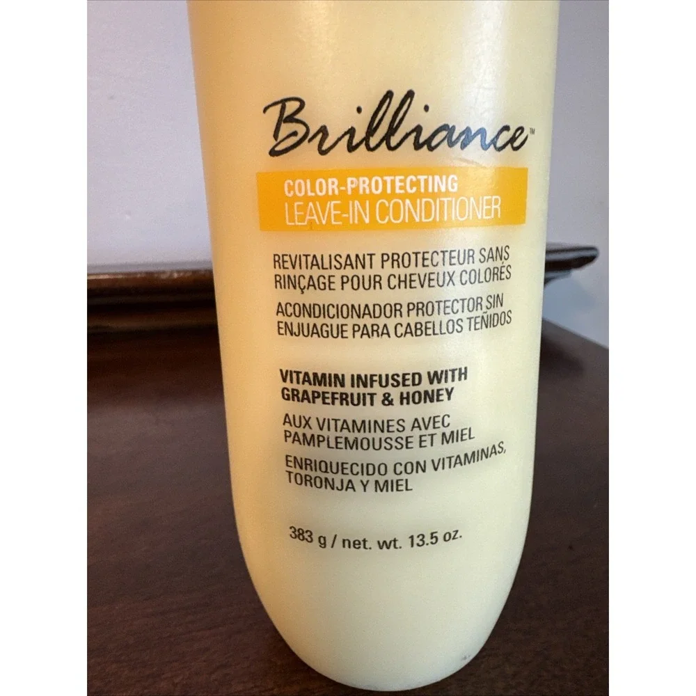 Rusk Sensories Brilliance Color Protecting Leave In Conditioner Honey 13.5 Oz